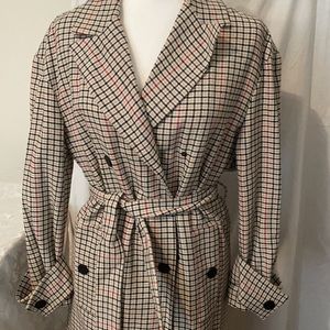 NWOT Maje Tweed Trench Style Coat